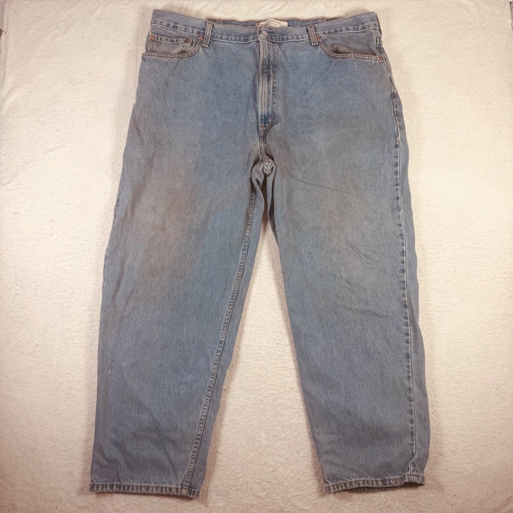 Levis 560 Comfort Fit Jeans Mens 44x30 Blue Good Relaxed Tapered Denim